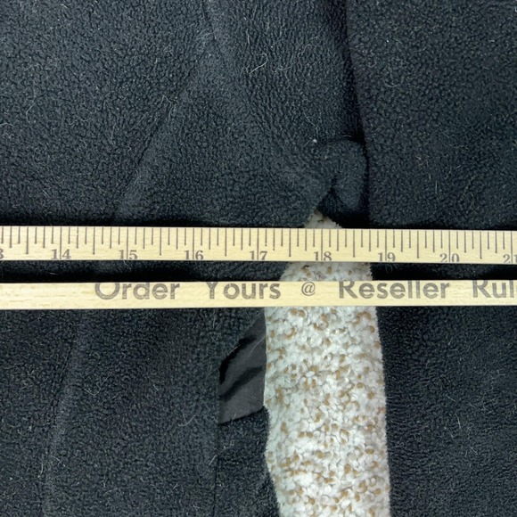 North Face Jacket Womens Small Black Fleece Pink Logo Denali Breast Cancer Gorp - Picture 10 of 11